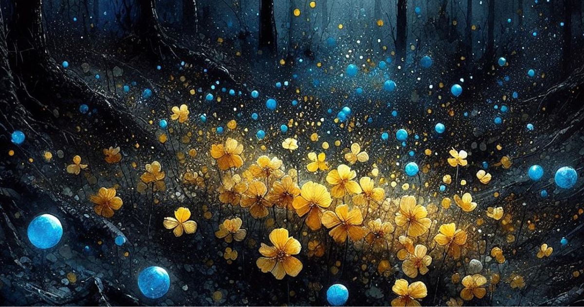 抽象的な光の背景イメージ